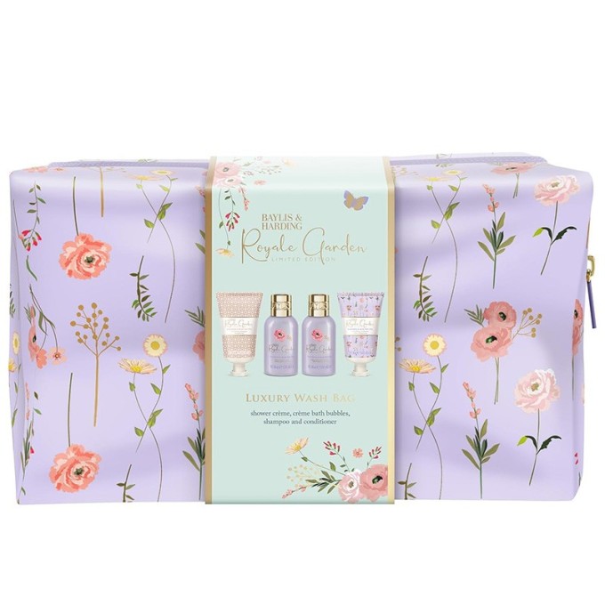 Baylis & Harding Lavender Wash Set ( Lavender & Rosehip tea ) - kūno priežiūros dovanų rinkinys