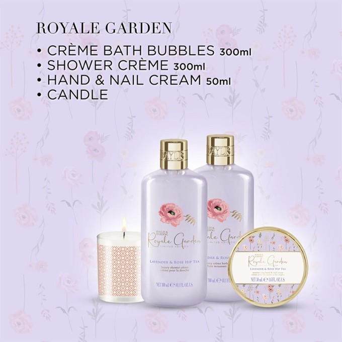 Baylis & Harding Lavender Body Care Gift Set ( Lavender & Rosehip tea ) - kūno priežiūros dovanų