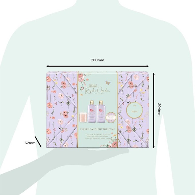 Baylis & Harding Lavender Body Care Gift Set ( Lavender & Rosehip tea ) - kūno priežiūros dovanų