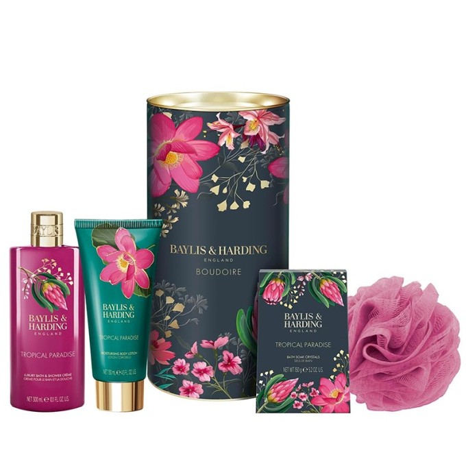 Baylis & Harding Boudoire Tropical Paradise Set - kūno priežiūros dovanų rinkinys