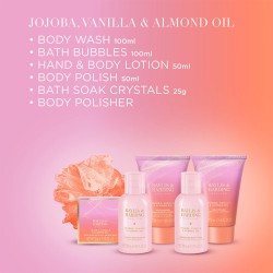 Baylis & Harding Almond Oil Gift Box ( Jojoba, Vanilla & Almond oil ) - kūno priežiūros dovanų