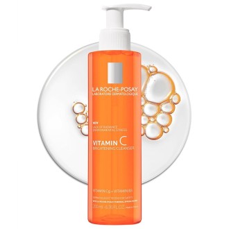 La Roche-Posay Vitamin C Purifying Cleanser - švelnus putojantis veido prausiklis, 200 ml