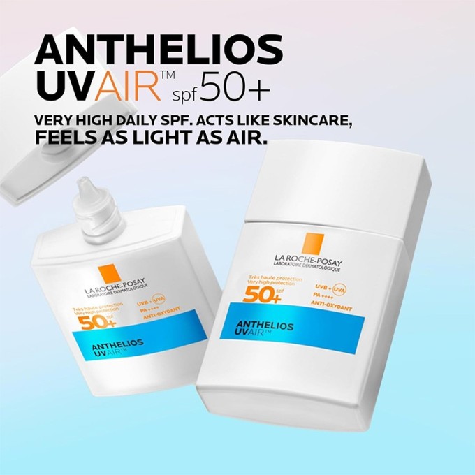 La Roche-Posay Anthelios UVAir Daily UV Protection SPF 50+ - apsauginis odos skystis, 40 ml
