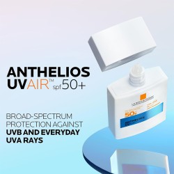 La Roche-Posay Anthelios UVAir Daily UV Protection SPF 50+ - apsauginis odos skystis, 40 ml