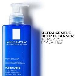 La Roche-Posay Toleriane Foaming Gel - valomasis putojantis gelis jautriai odai, 400 ml
