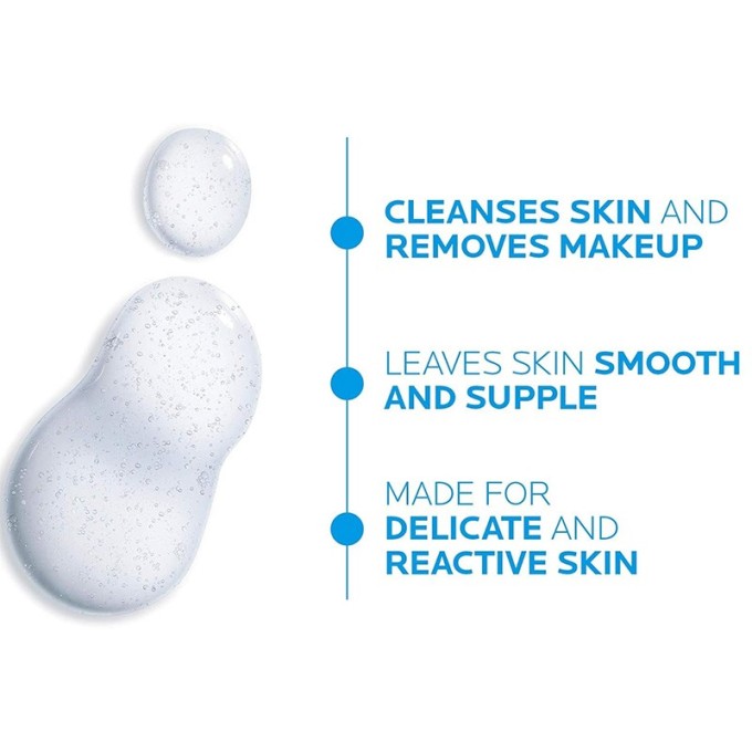 La Roche-Posay Rosaliac Gelee Micellaire Demaquillante - micelinis valomasis gelis jautriai odai