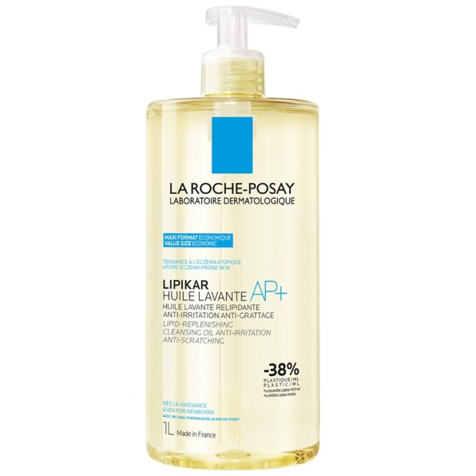 La Roche-Posay LIPIKAR Huile Lavante - prausiamasis aliejus nuo odos dirginimo, 1000 ml