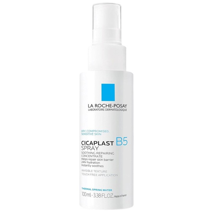 La Roche-Posay Cicaplast B5 Spray - drėkinamasis veido purškiklis odos barjero atstatymui, 100 ml