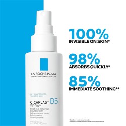 La Roche-Posay Cicaplast B5 Spray - drėkinamasis veido purškiklis odos barjero atstatymui, 100 ml