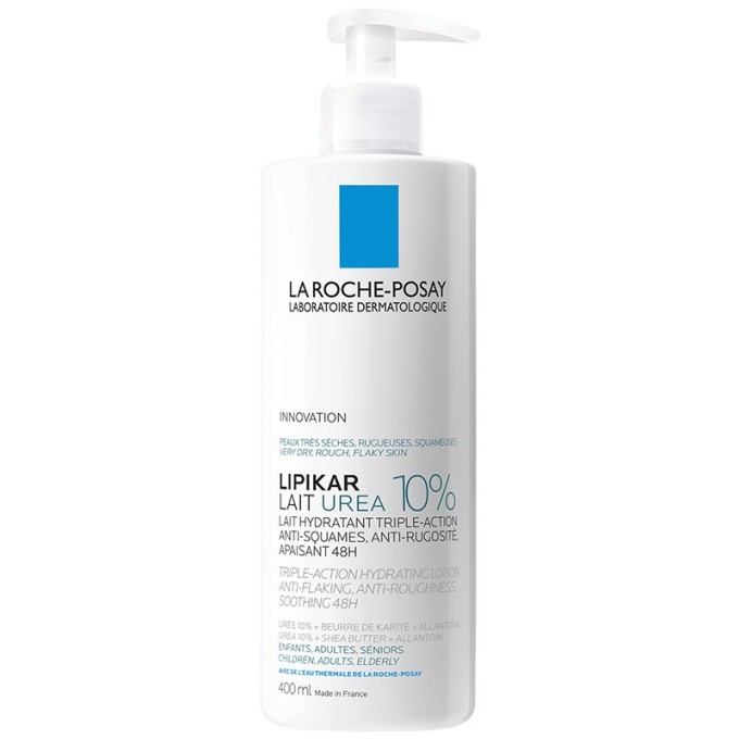 La Roche-Posay Lipikar Lait Urea 10% Body Lotion - drėkinamasis kūno losjonas, 400 ml