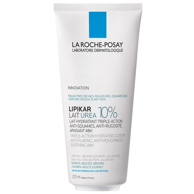 La Roche-Posay Lipikar Lait Urea 10% Body Lotion - drėkinamasis kūno losjonas, 200 ml