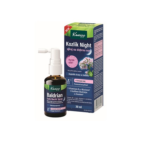 Kneipp Kozlík Night Spray - Sprej na dobrou noc 30ml