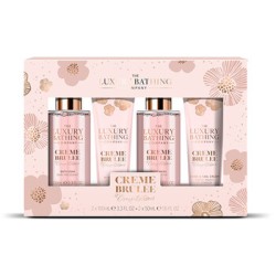 The Luxury Bathing Company Dárková sada tělové péče ( Creme brulée, Pomerančový květ & Vanilka )