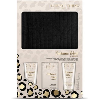 The Luxury Bathing Company Body Care Gift Set ( Cashmere, Musk & Amber ) - kūno priežiūros dovanų