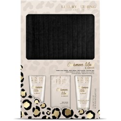 The Luxury Bathing Company Body Care Gift Set ( Cashmere, Musk & Amber ) - kūno priežiūros dovanų