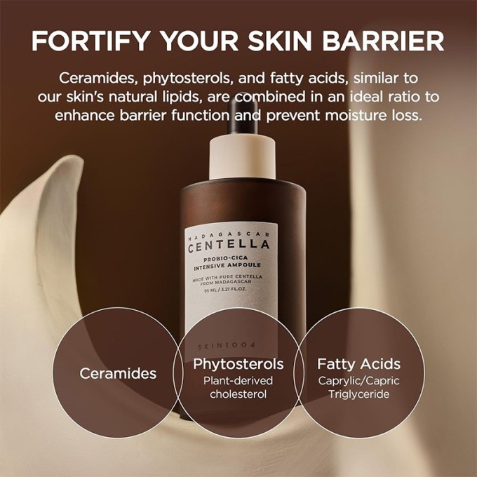 SKIN1004 Madagascar Centella Probio-Cica Intensive Ampule - raminamasis serumas​, 95 ml