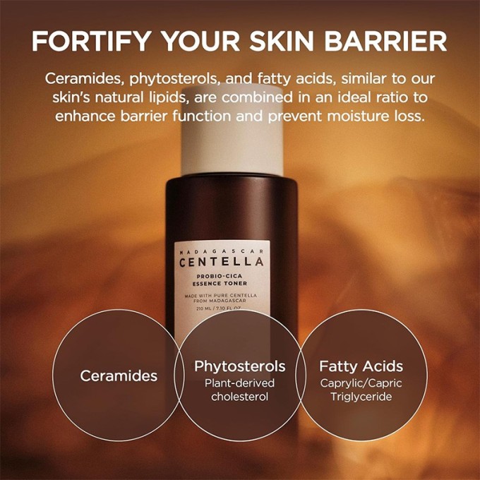 SKIN1004 Madagascar Centella Probio-Cica Essense Toner - raminantis odos tonikas, 210 ml