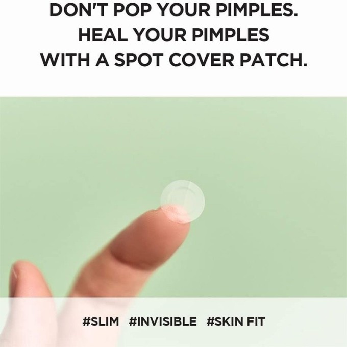 SKIN1004 Tea-Trica Spot Cover Patch - spuogų maskavimo pleistriukai, 22 vnt.