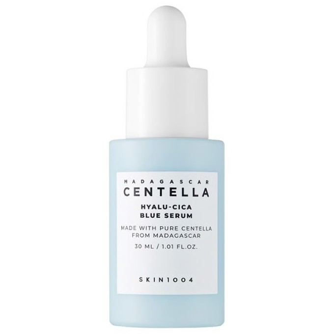 SKIN1004 Hyalu-Cica Blue Serum - itin drėkinantis odos serumas, 30 ml