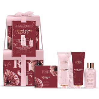 The Luxury Bathing Company Body Care Gift Set ( Rose and Peony ) - kūno priežiūros dovanų rinkinys