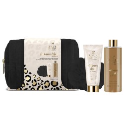 The Luxury Bathing Company Body Care Gift Set in Cosmetic Bag ( Cashmere, Musk & Amber ) - kūno