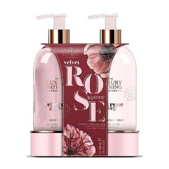 The Luxury Bathing Company Hand care gift set ( Rose and Peony ) - rankų priežiūros dovanų rinkinys