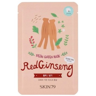 skin79 Red Ginseng Fresh Garden Mask - lakštinė kaukė, 23 g
