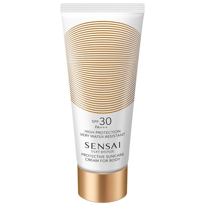 Sensai Silky Bronze Protective Suncare Cream For Body SPF 30 - apsauginis kūno kremas, 150 ml