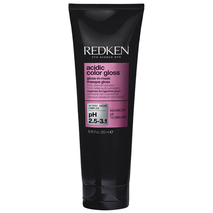 Redken Acidic Color Gloss Gloss-In-Mask - kaukė dažytiems plaukams, 250 ml