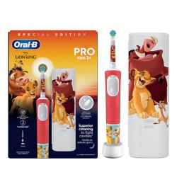 Oral B Pro Kids Lví král - Elektrický zubní kartáček s cestovním pouzd