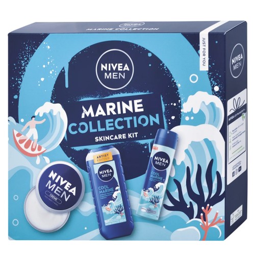Nivea Men Box Cool Marine Set - Dárková sada