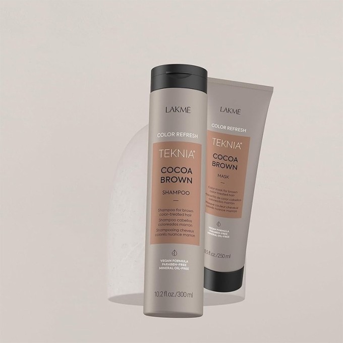 Lakmé Teknia Color Refresh Cocoa Brown Pack - plaukų priežiūros rinkinys rudiems plaukams, 550 ml