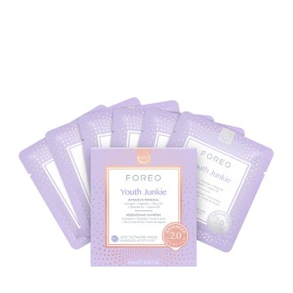 Foreo UFO Youth Junkie Intensive Mask - veido kaukė, 6 x 6 g