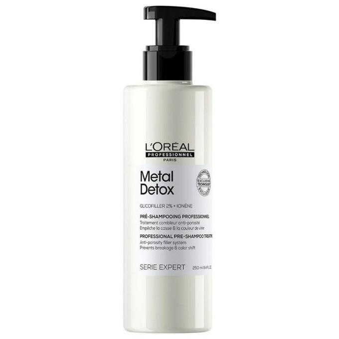 L´Oréal Professionnel Series Expert Metal Detox Shampoo - priemonė, skirta naudoti prieš plovimą