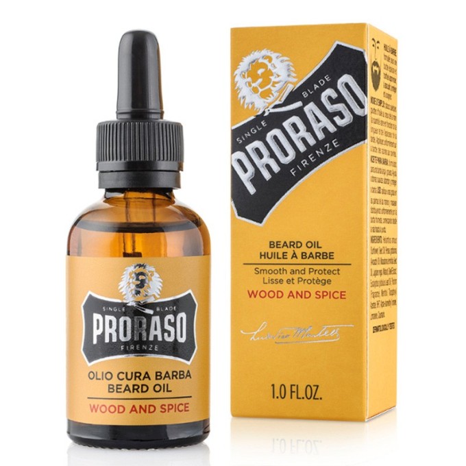Proraso Wood & Spice Beard Oil - Beard oil with wood and spices 30 ml