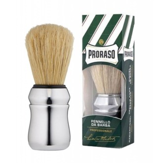 Proraso Green Shaving Brush - skutimosi šepetėlis su natūraliais šerno šeriais 2