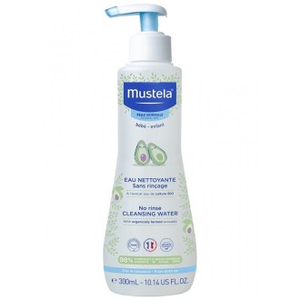 Mustela Bébé Soothing Cleansing Water - raminamasis valomasis vanduo, 300 ml