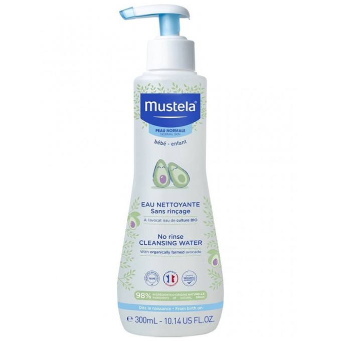 Mustela Bébé Soothing Cleansing Water - raminamasis valomasis vanduo, 300 ml