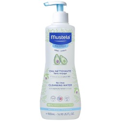 Mustela Bébé Soothing Cleansing Water - raminamasis valomasis vanduo, 500 ml