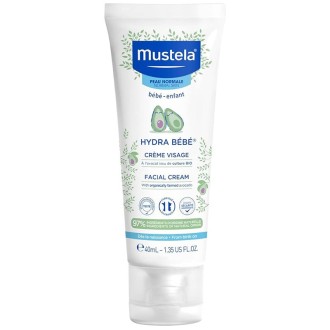 Mustela Hydra Bébé Facial Cream - drėkinamasis kūdikių kremas, 40 ml