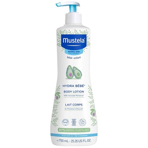 Mustela Hydra Bébé Body Lotion - kūdikių kremas, 750 ml