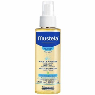 Mustela Bébé Baby Oil - masažo aliejus kūdikiams nuo gimimo, 100 ml