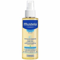 Mustela Bébé Baby Oil - masažo aliejus kūdikiams nuo gimimo, 100 ml