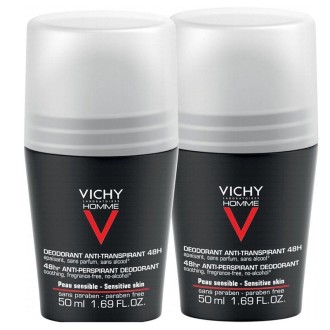 Vichy Men Homme 48H Deo roll-on Anti-Transpirant Extra Sensitive - dezodorantas/antiperspirantas