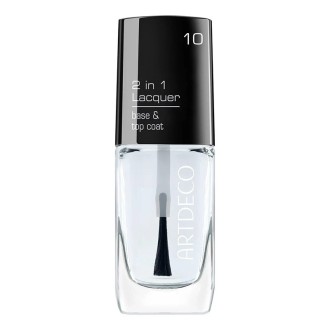 Artdeco 2in1 Base & Top Coat - nagų lako pagrindas ir viršutinis sluoksnis, 10 ml