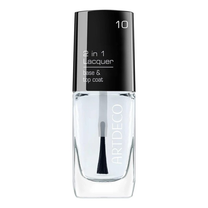 Artdeco 2in1 Base & Top Coat - nagų lako pagrindas ir viršutinis sluoksnis, 10 ml