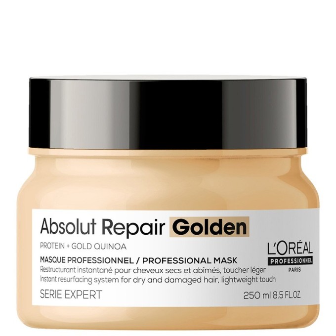 L´Oréal Professionnel Absolut Repair Gold Quinoa + Protein Resurfacing Golden Masque - plaukų