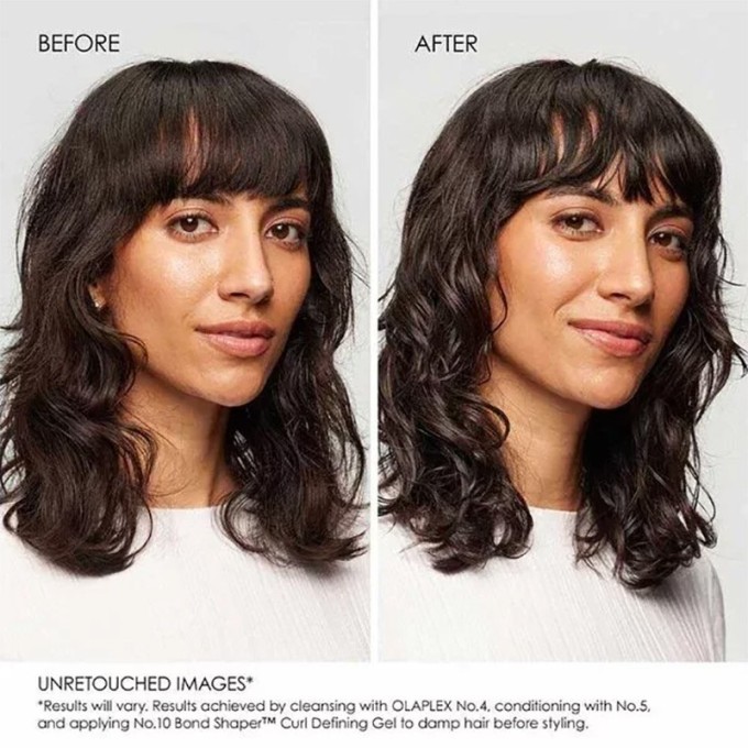 Olaplex No. 10 Bond Shaper Curl Defining Gel - gelis banguotiems ir garbanotiems plaukams, 200 ml