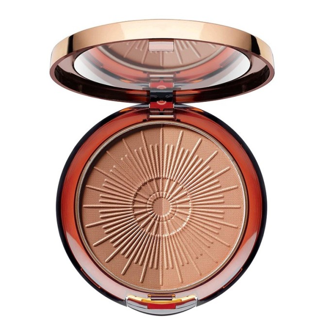 Artdeco Hello Sunshine Bronzing Powder Compact Long-Lasting - kompaktinė pudra, 10 g - 50 Almond