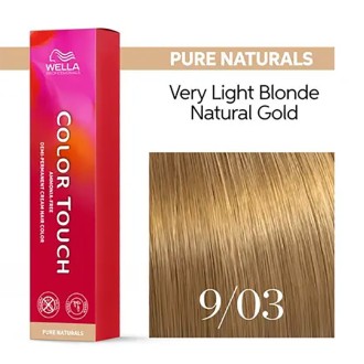 Wella Professional Color Touch Pure Naturals - plaukų dažai, 60 ml - 9/03